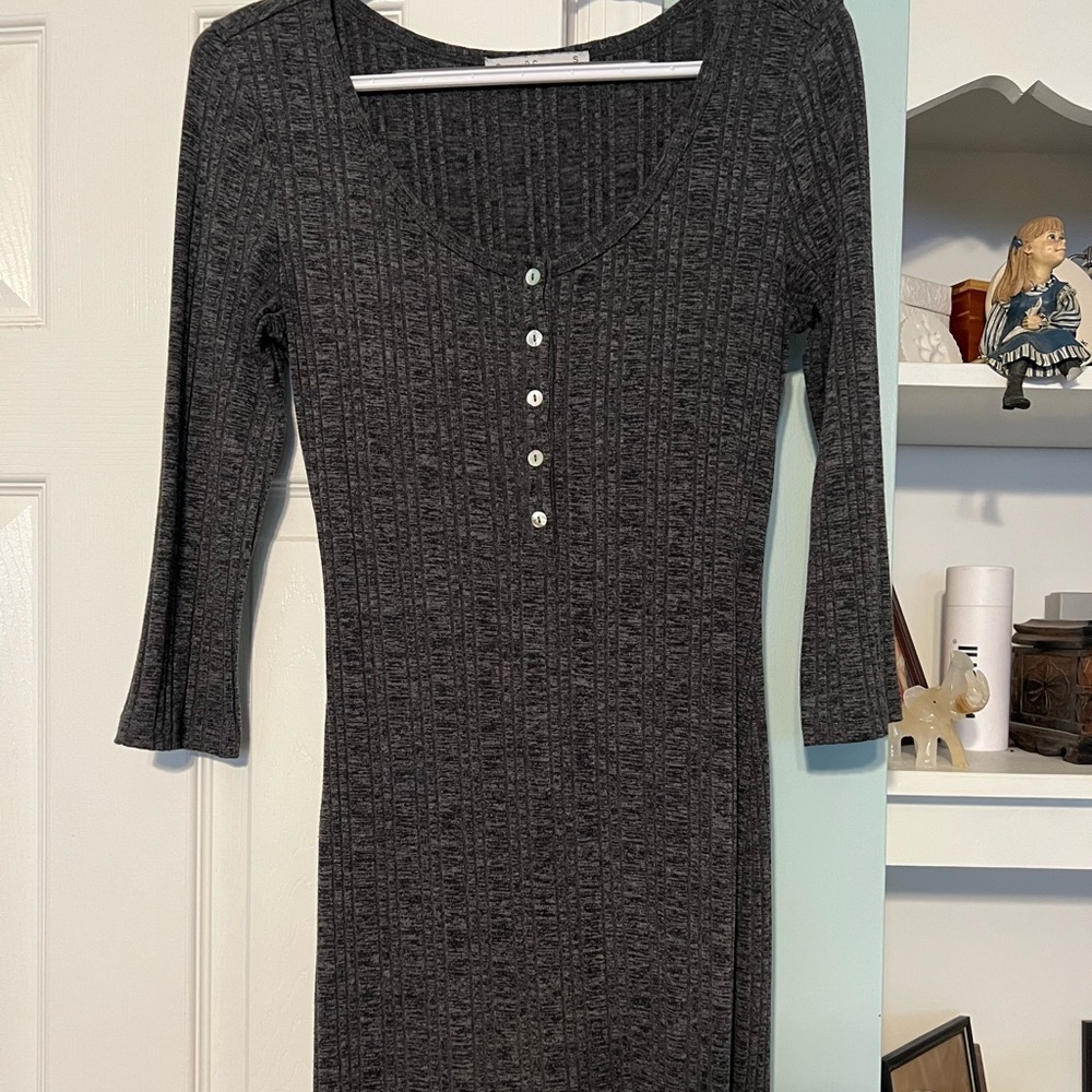 Size Small Gray Sweater Dress
